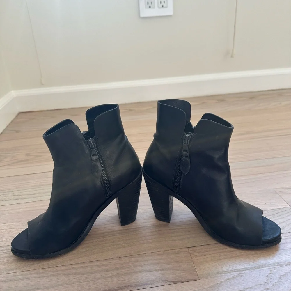 Rag & Bone Noelle peep toe booties - Picture 3 of 4